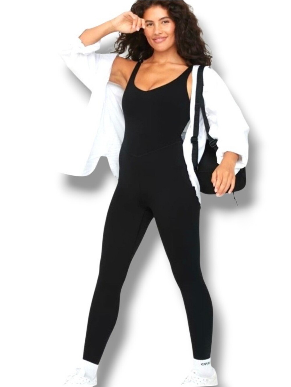 Aerie Offline Real Me Sleeveless Unitard Jumpsuit | XL